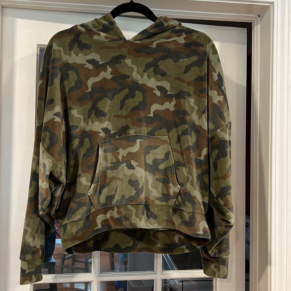 Velour American Eagle Sweatshirt.